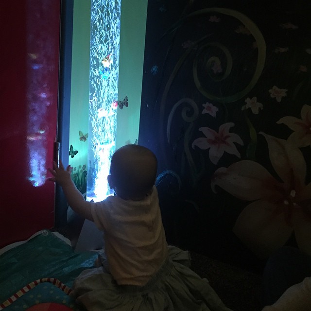 Ava really enjoyed baby sensory this morning :) #bluestonewales #bluestoneblogger