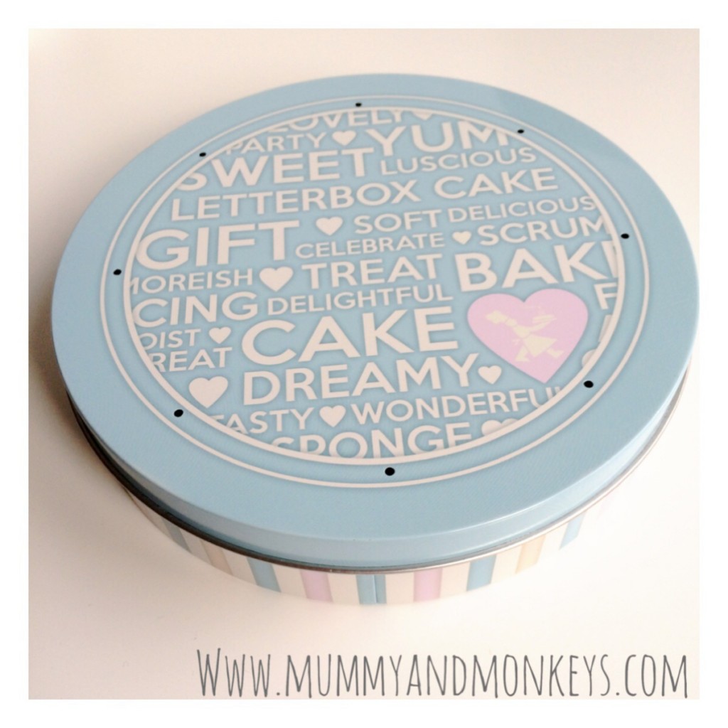 Baker Days dairy free letterbox cake