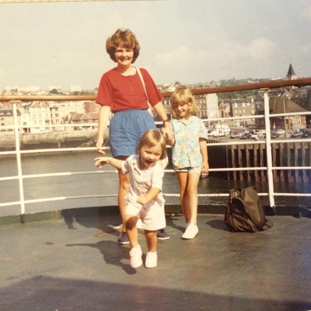 Another old photo, wish my hair was still that colour!