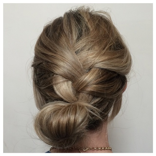 Casual up do today, thought I would try something different…