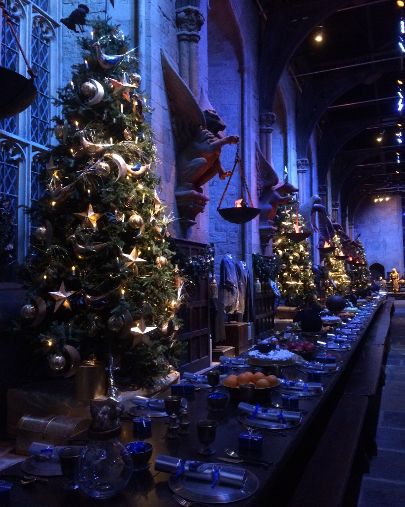 Hogwarts in the snow - the great hall